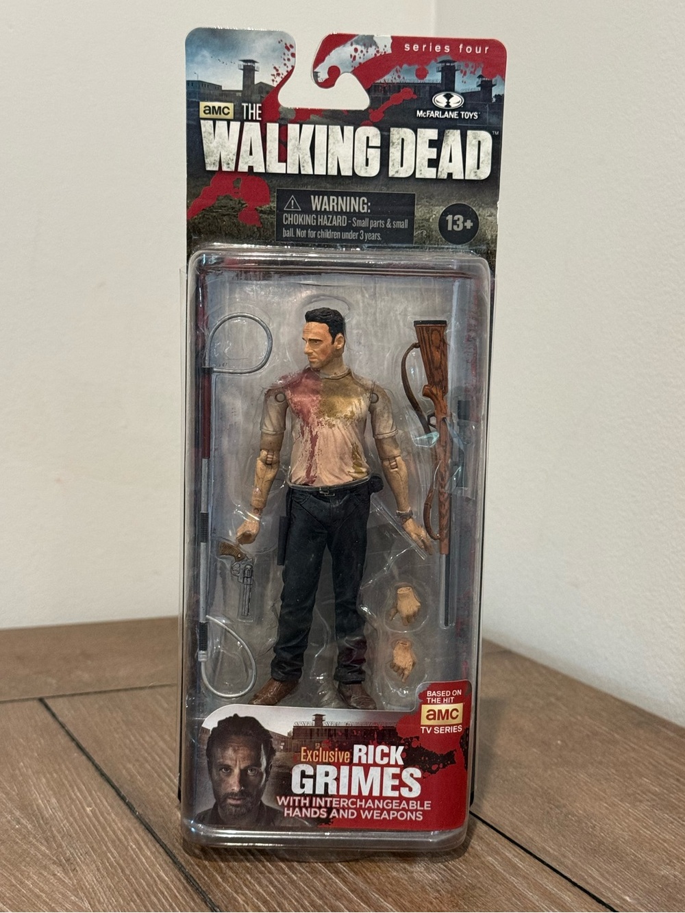 The Walking Dead McFarlane Toys Exclusive Rick Grimes Series 4 Action Figure New
